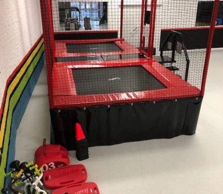 Vélo et trampoline osmose